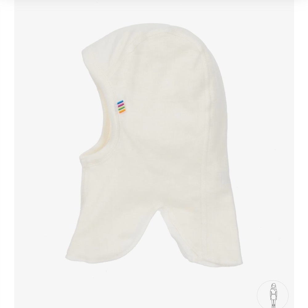 Joha Ivory Thermal Wool Balaclava